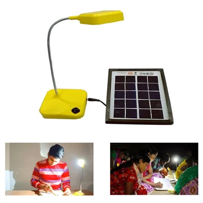 Mitva MS-21 1W Solar Study Light/Table Lamp - 10 Hours Battery Backup